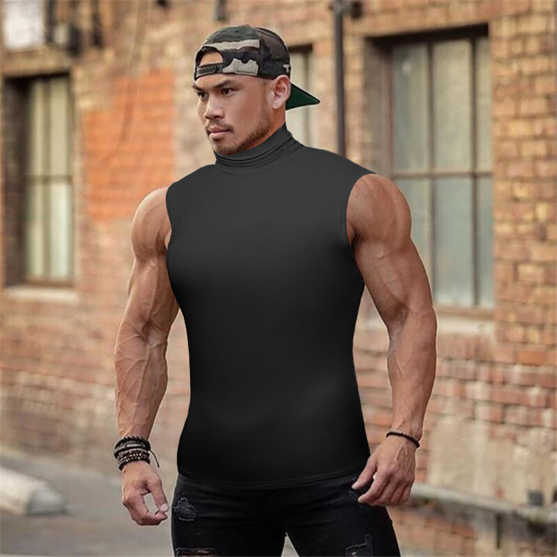 sleeveless turtleneck sweaters