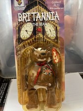 Beanie Baby McDonalds TY Britannia The Bear With Rare Tag Errors 1993, Oakbrook