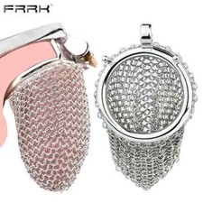 Stainless Steel Chastity Cage Male Pleasure Hollow Mesh Design Peni Lock