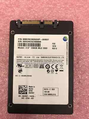 G295T DELL 128GB MLC SSD SATA 2.5'' HARD DRIVE