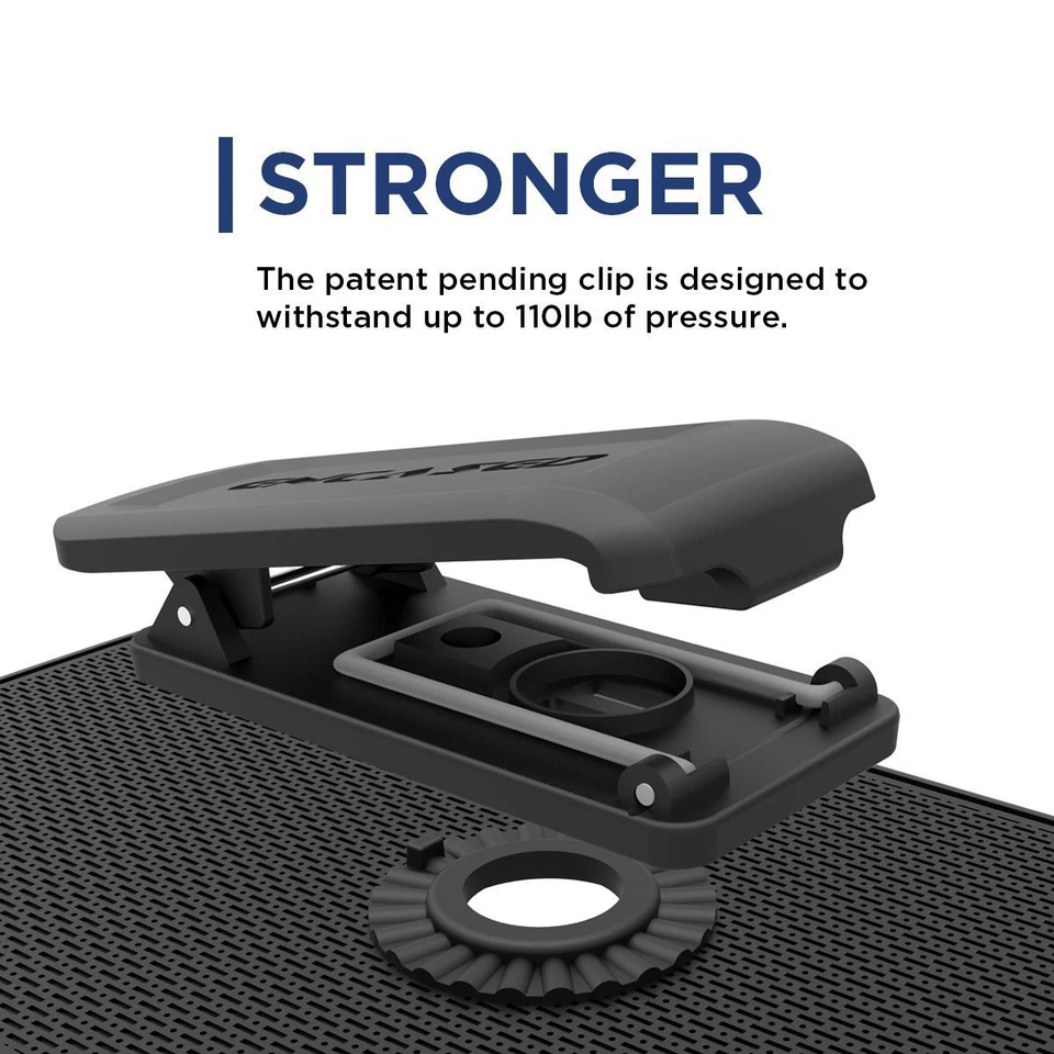 Google Nexus 5X Belt Clip (case free design) ClipMate² Non-Slip Rotating Holster - Image 4 of 4