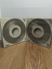 Focal Rotary Slide Tray in Black Holds 100 2x2 Slides Lot of 2 NEW  Sealed