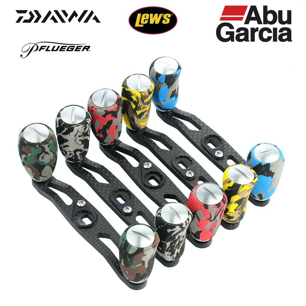 aqbu garcia baitcasting reel handles Gomexus Catfishing Handle for Conventional Abu Ambassadeur Grumpys Tackle Universal design fits most reels Premium Gear for Abu Garcia