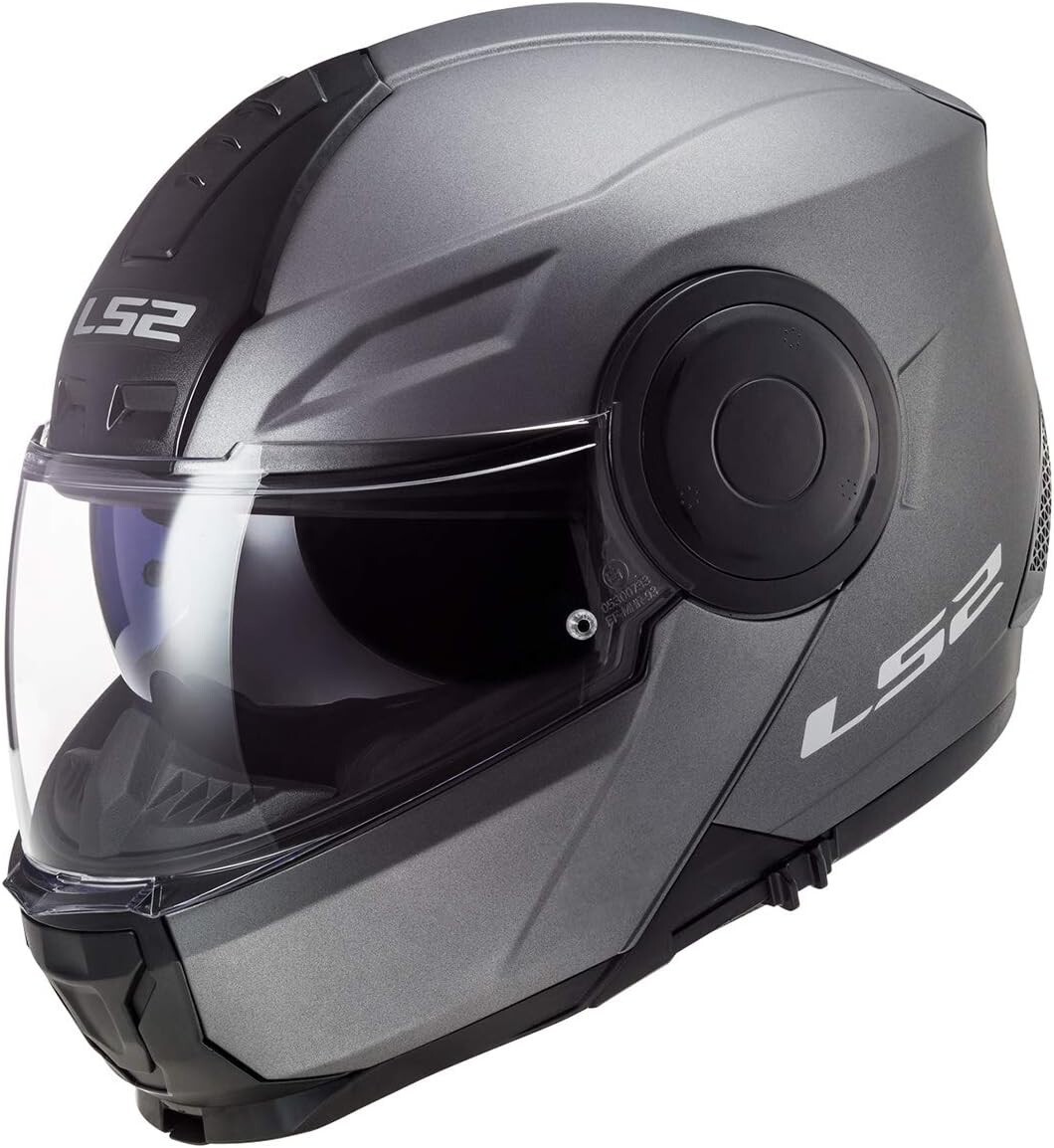 LS2 Horizon Flip-Up Modular Motorcycle Helmet Matte Titanium