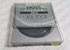 Genuine Hoya Alpha 72mm Circular Polarizer CPL Lens Filter 72 mm C-ALP72CRPL 