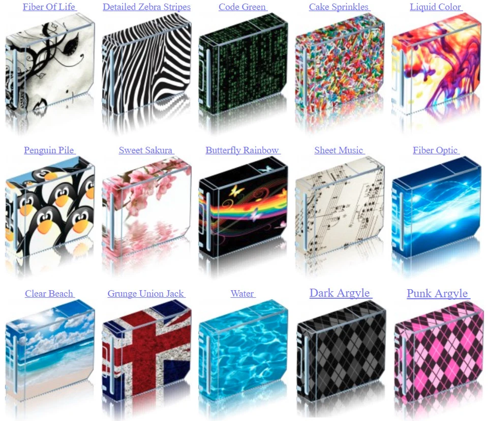 Any 1 Vinyl Decal/Skin for Nintendo Wii Console + 2 Controllers - Free US Ship! - Image 4 of 4