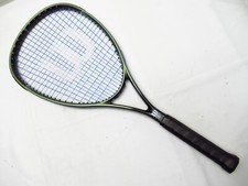 WILSON SLEDGE HAMMER 6.3 110 OVERSIZE TENNIS RACQUET 4 1/4 NEW STRINGS / GRIP