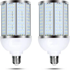 2 Pack 400W Eq LED Corn Light Bulb 40W 5000K Daylight 5000lm Super Bright E26 US