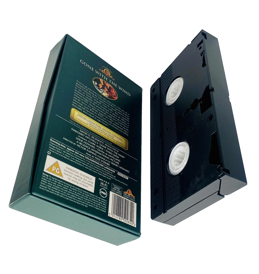 Gone with the Wind VHS FSK12 1939/97 224Min. englisch Hardcover Sammler Rar - Bild 2 von 4