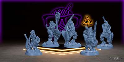 Barbarian | Male and Female Arbiter| Path of the Berserker miniature for Tableto