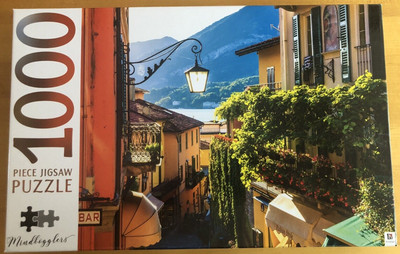 Hinkler Mindbogglers 1000 Piece Puzzle 27''X 21 ½'' LAKE COMO, Lombardy, ITALY New