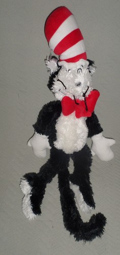 Juguete de peluche suave de 20" usado en excelente estado Manhattan Dr. Seuss gato en el sombrero - Imagen 1 de 7