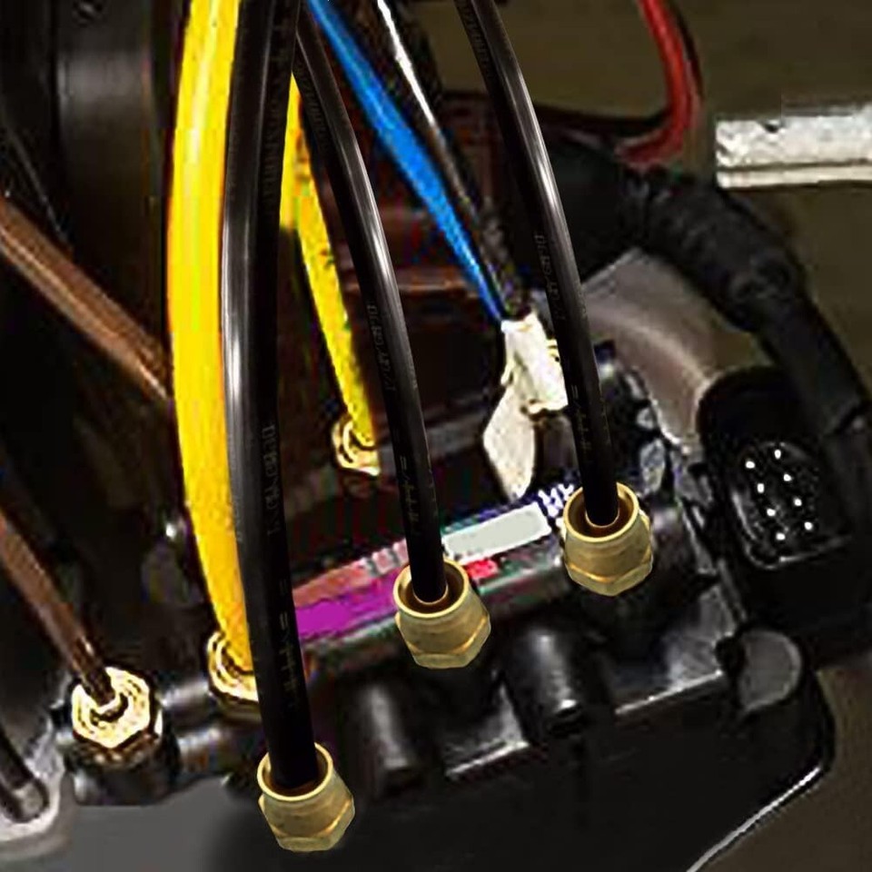 DOT Brass Push to Connect Fittings 1/4" Air Line Fittings Kit NPT Air