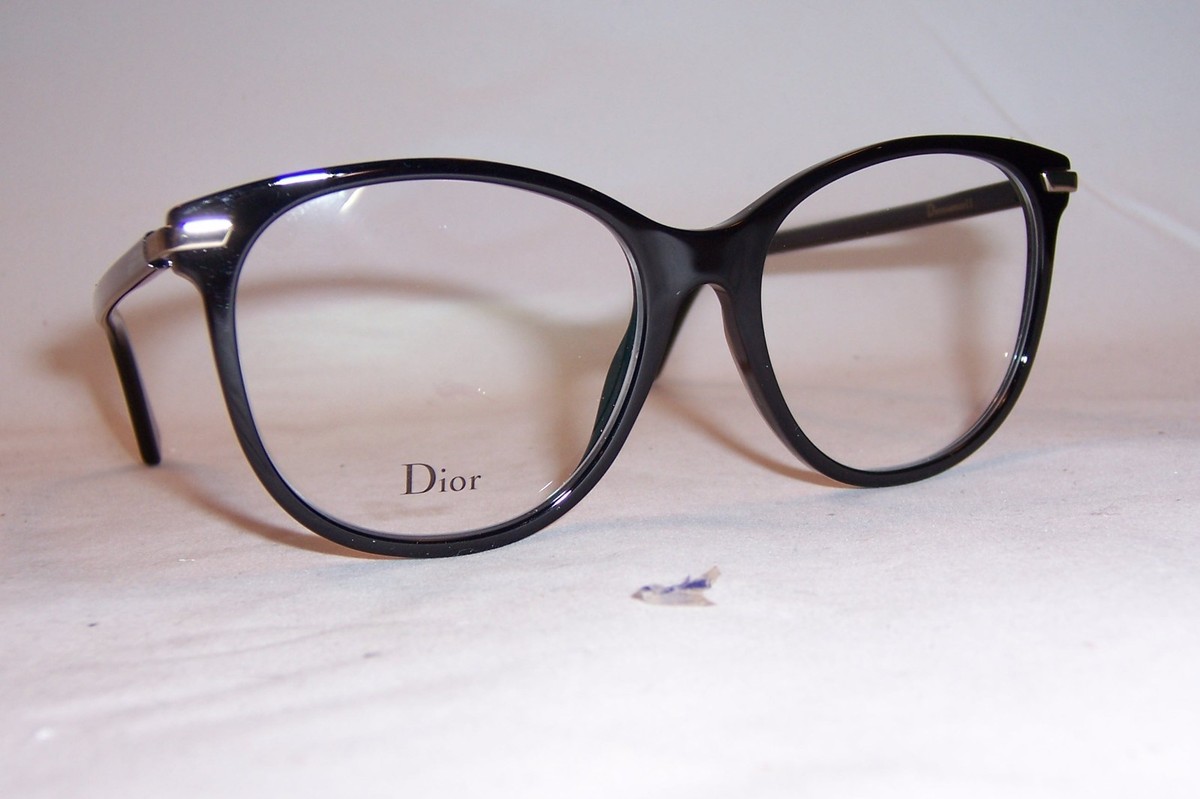 NEW CHRISTIAN DIOR EYEGLASSES ESSENCE 11 807 BLACK 53mm RX