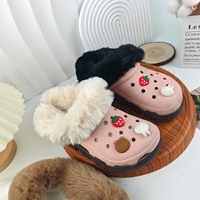 Furry Inserts Shoes Clogs Insoles Shoes Liners Fur Insoles Replacement Thickened