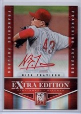 2012 Elite Extra Edition NICK TRAVIESO Franchise Futures Auto 06/25