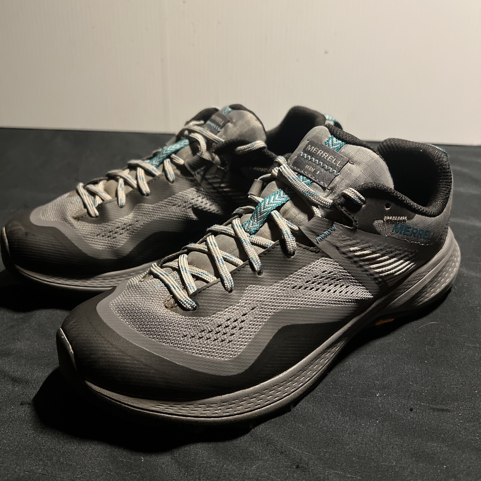 Scarpe da ginnastica Merrell da donna taglia 8 MQM 3 antracite teal trail running escursionismo