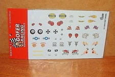 GOFER RACING DECALS #11034 RAT RODS 1/24-1/25 SCALE