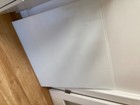 Ikea Glass White Board 74cm by 84cm great for notes, cafe menu or kids room 