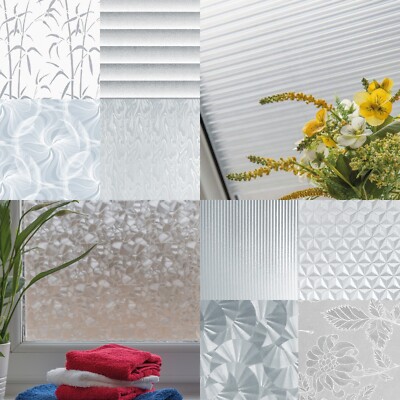 Fensterfolie 6,50 /m² Selbstklebefolie UV-Schutz Glasfolie Sichtschutz Milchglas