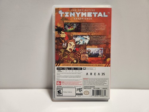 Tiny Metal Ultimate (Nintendo Switch) Original Case Only - Picture 3 of 3
