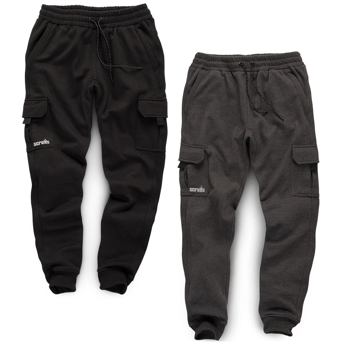 Scruffs Trade Slim Fit Joggers Work Trouser Jogging Pants Black or Grey