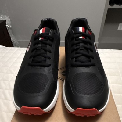 Rossignol RSC Black Men's Lace Up Athletic Sneakers Synthetic Mesh Rubber