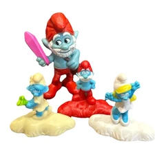 Smurfs McDonald’s: The Lost Village Smurfette Papa Smurf 2017 & Papa Smurf 2013