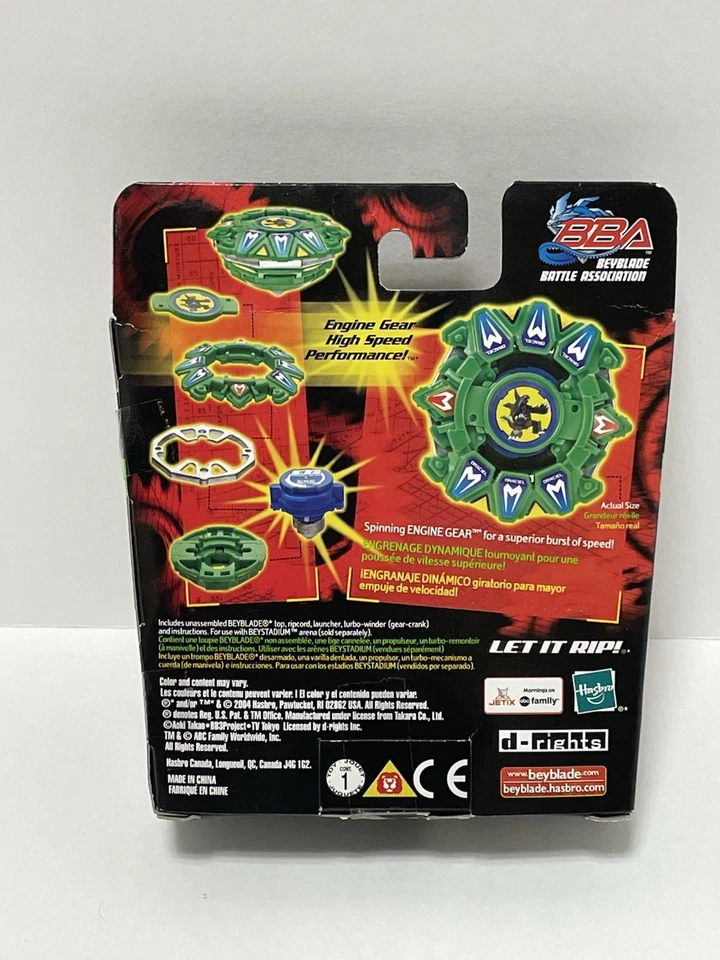 Hasbro Beyblade G-Revolution A-104 Draciel G 2004 nuevo motor engranaje sellado nuevo en caja Foto 2 de 4