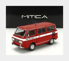 MYTHICAL 201017-D FIAT - FIAT 850 FAMILY FIREFIGHTERS 1970 - BROWN INTERIOR 