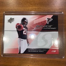 2004 SPx #SWR-DH DeAngelo Hall Rookie Swatch Supremacy
