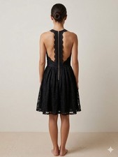 ASTR The Label - ANTHROPOLOGIE Lace Dress with Back Zipper Size M