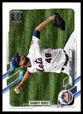 Jacob deGrom 2021 Topps #170 New York Mets FREE SHIPPING AutographDen