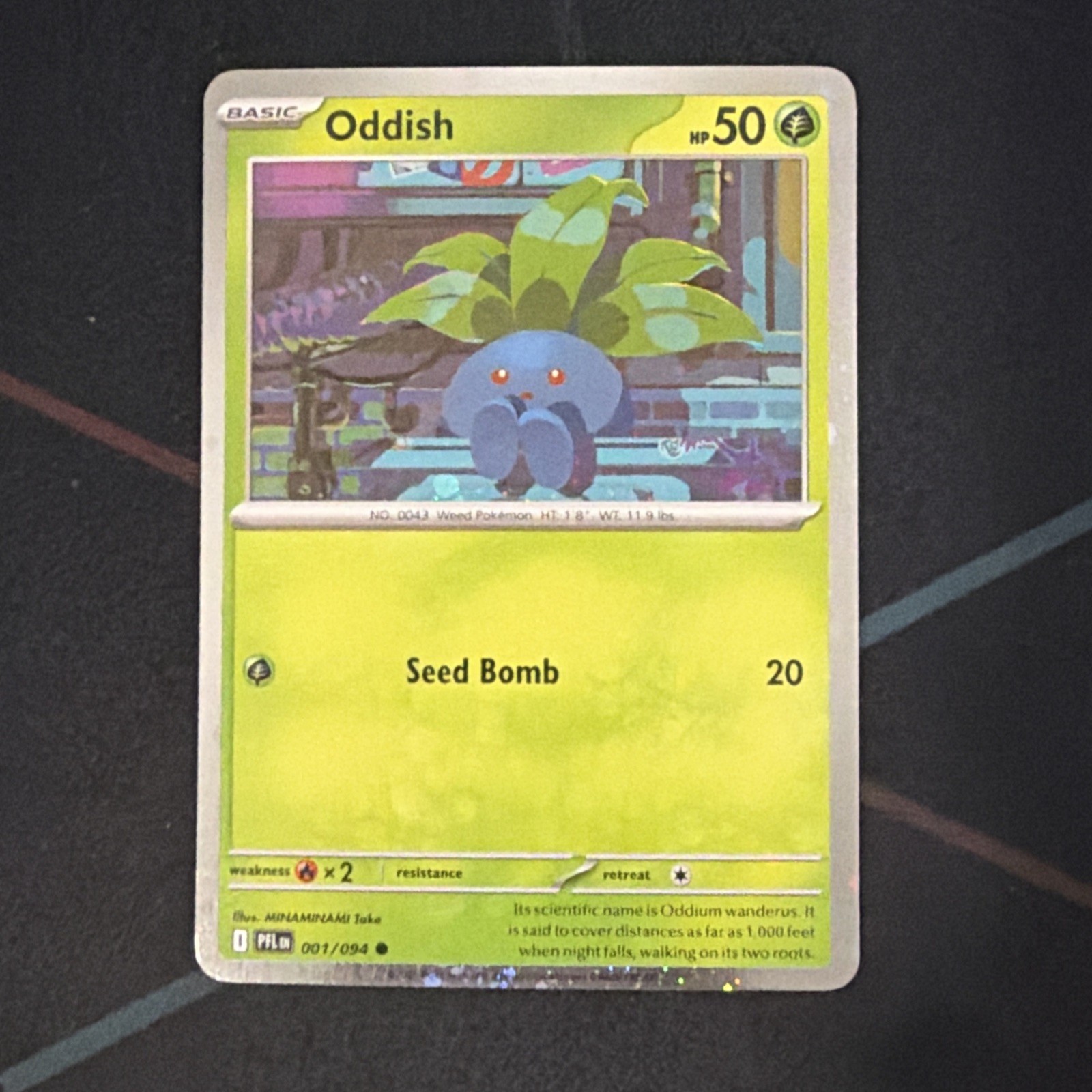 Oddish 001/094 (Cosmos Holo) - Miscellaneous Cards & Products (MCAP)