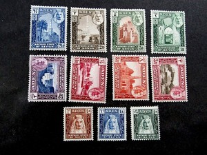 nystamps British Aden Kathiri State Of Seiyun Stamp # 1-11 Mint OG H L10y1404
