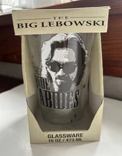 The Big Lebowski- The Dude Abides Collectors 16 Oz Glass