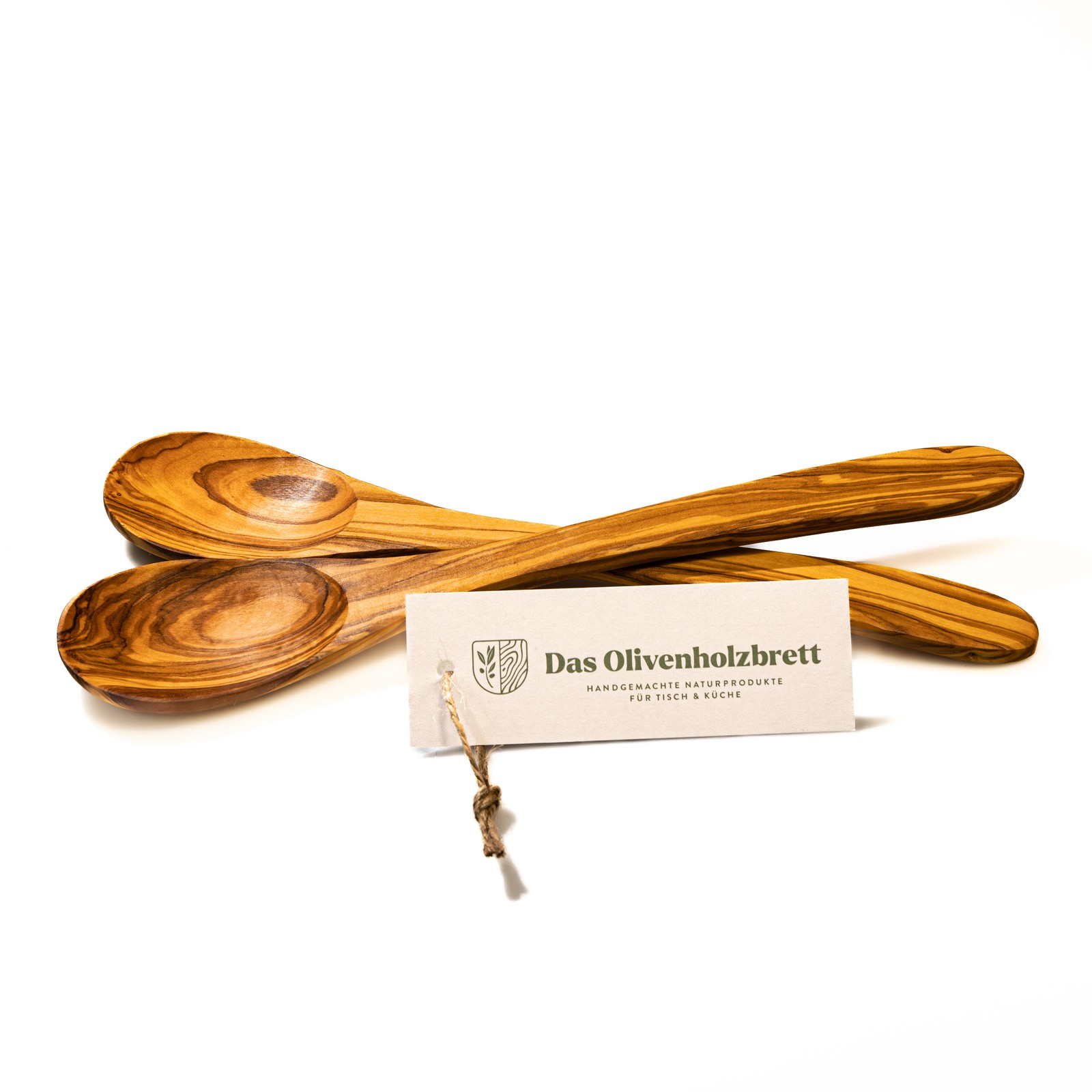 2er Set Cuchara de Madera de Olivo