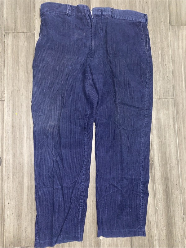 Vintage Stag Hill By Habands Pants Mens Corduroy Size 41-L