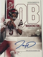 ‼️CHASER‼️ 2024 Topps Jayden Daniels Rookie Class Auto Variation RCA-JD **DESC**