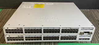 (LOT OF 2) Cisco Catalyst C9300L 48P 4X A 9300L PoE 4x10G Network Switch