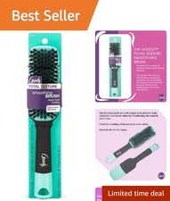Boar Bristle Smoothing Brush - Perfect for Natural and Textured Hair