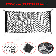 Car Rear Cargo Net, Universal Adjustable Elastic Trunk Cargo Storage Organizer N