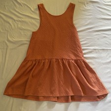 Free People Women’s Tank Dress Pumpkin Color Medium