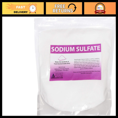 10 lb Food Grade Sodium Sulfate FCC 99% Granular Anhydrous Crystals - USA Made