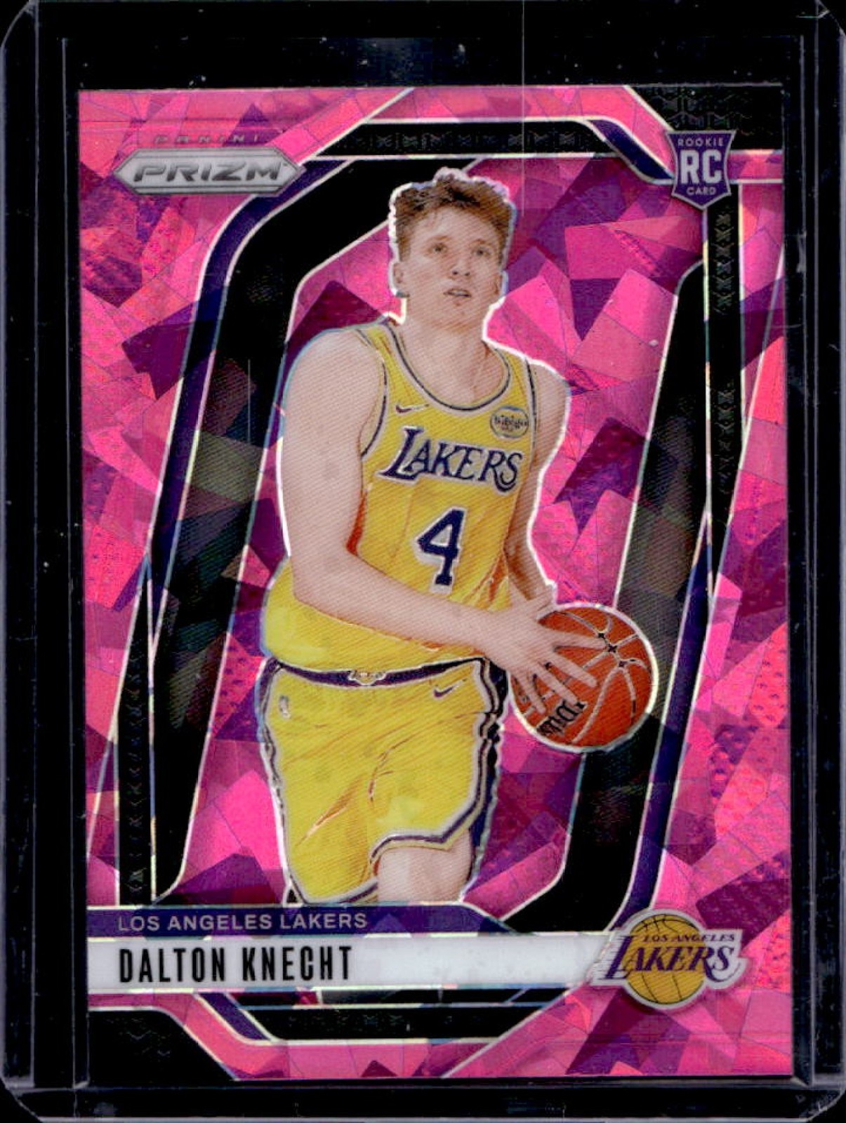 2024-25 Prizm Dalton Knecht RC Pink Ice Rookie #238 Lakers