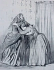 Daumier's Dignity / Lithograph: Series: "Socialist Women" (P 5)