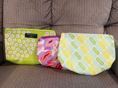 Preloved Marimekko For Clinique Cosmetic Bag Set Of 3