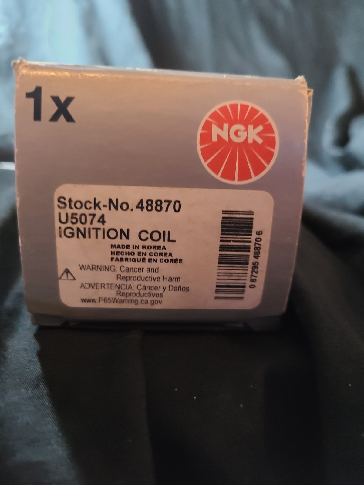 NGK 48870 U5074 Ignition Coil for UF554 UF-554 IC634 GN10441 E1054 921-2158 em