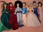Lot 7 MINT Vintage 1990's JRFB Loose Barbies Scarlet O'hara Mary/Lamb Summit ++