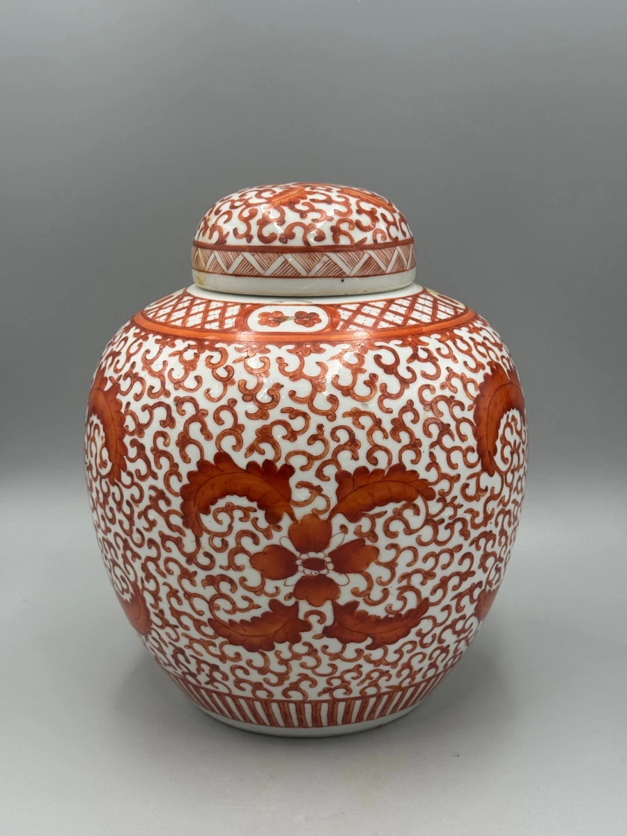红色1850-1899 中国古董花瓶| eBay